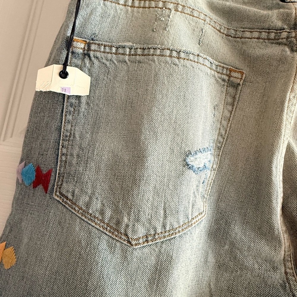 Vintage Blue Denim Boyfriend Jeans - Picture 4 of 8